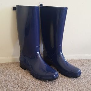 Blue Rain Boots